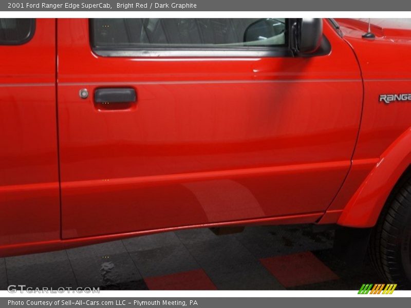 Bright Red / Dark Graphite 2001 Ford Ranger Edge SuperCab