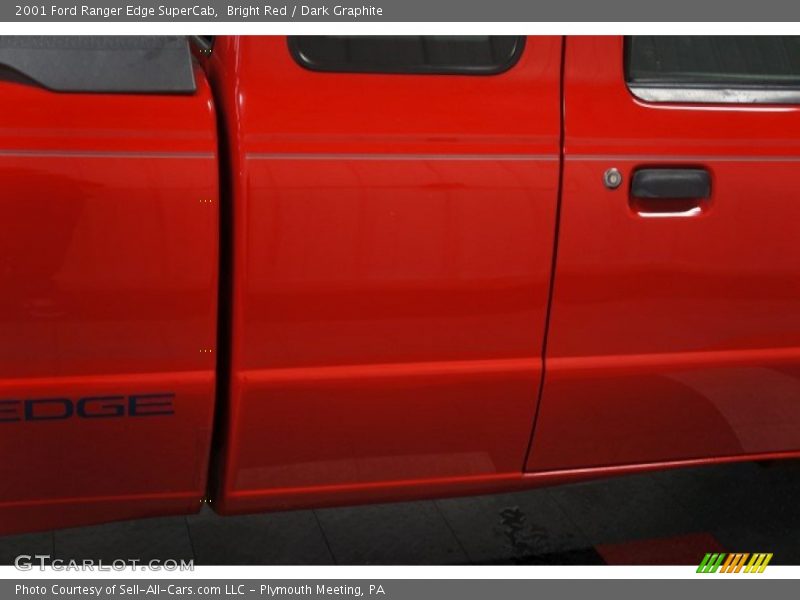 Bright Red / Dark Graphite 2001 Ford Ranger Edge SuperCab