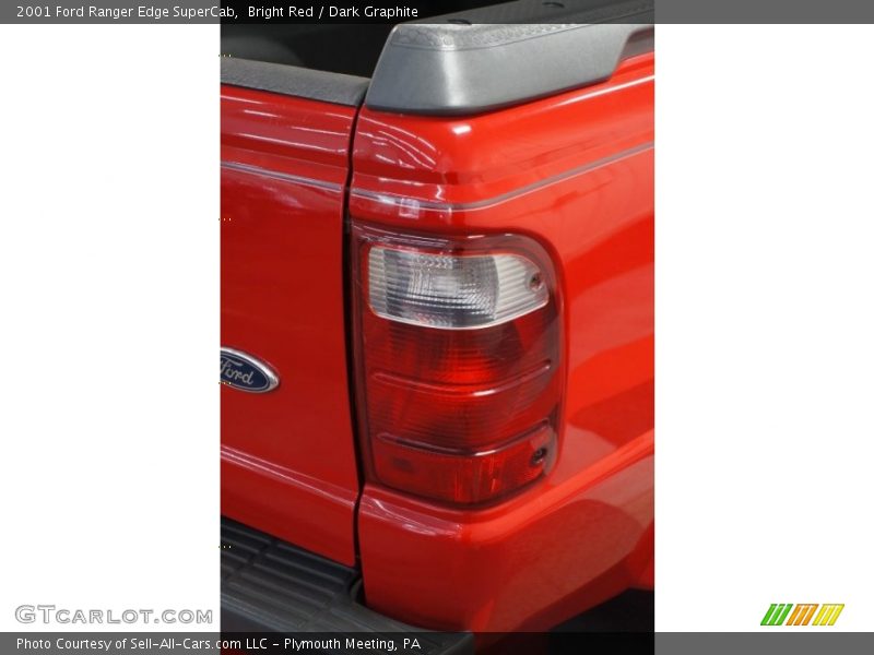 Bright Red / Dark Graphite 2001 Ford Ranger Edge SuperCab