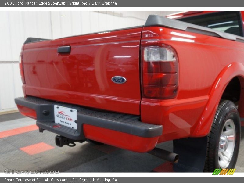 Bright Red / Dark Graphite 2001 Ford Ranger Edge SuperCab