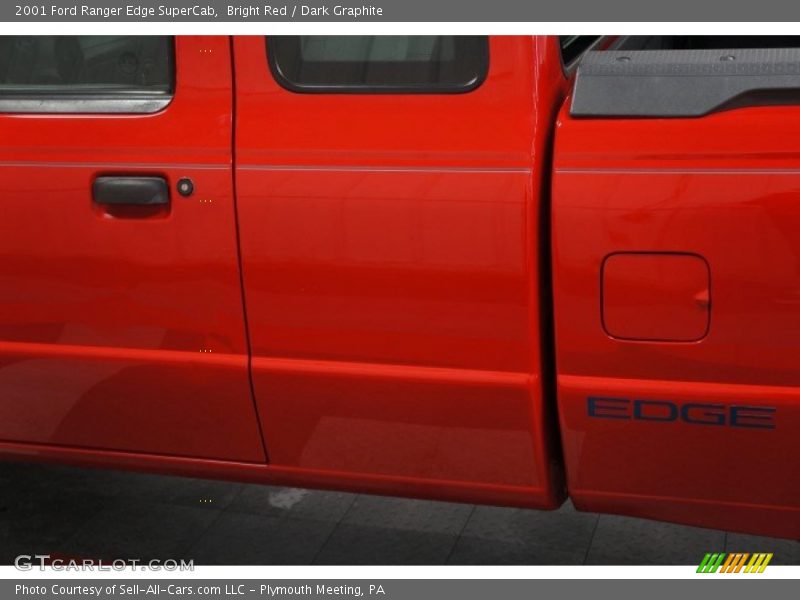Bright Red / Dark Graphite 2001 Ford Ranger Edge SuperCab