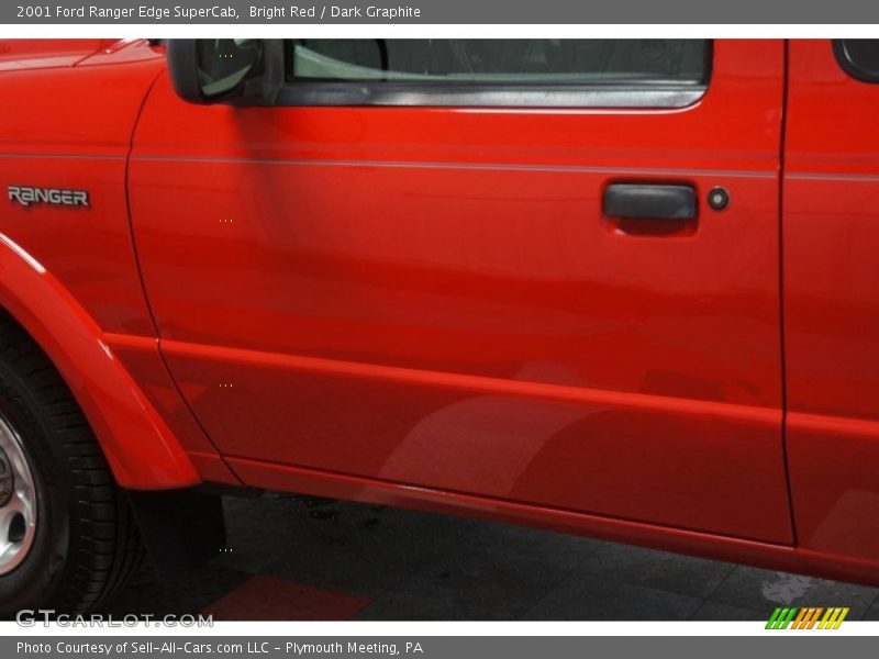 Bright Red / Dark Graphite 2001 Ford Ranger Edge SuperCab