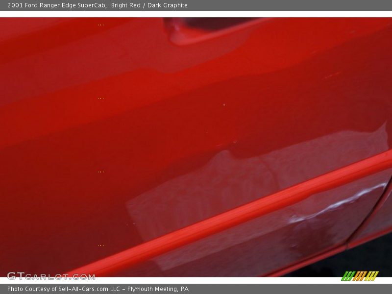 Bright Red / Dark Graphite 2001 Ford Ranger Edge SuperCab
