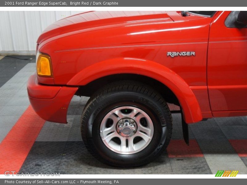 Bright Red / Dark Graphite 2001 Ford Ranger Edge SuperCab