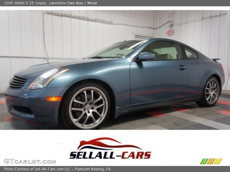 Lakeshore Slate Blue / Wheat 2005 Infiniti G 35 Coupe