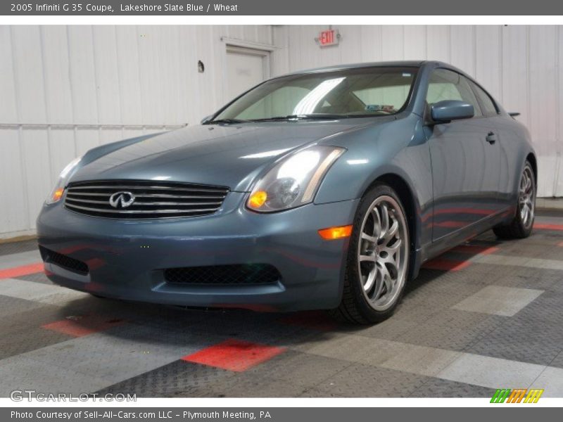 Lakeshore Slate Blue / Wheat 2005 Infiniti G 35 Coupe
