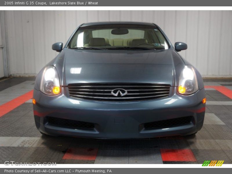 Lakeshore Slate Blue / Wheat 2005 Infiniti G 35 Coupe