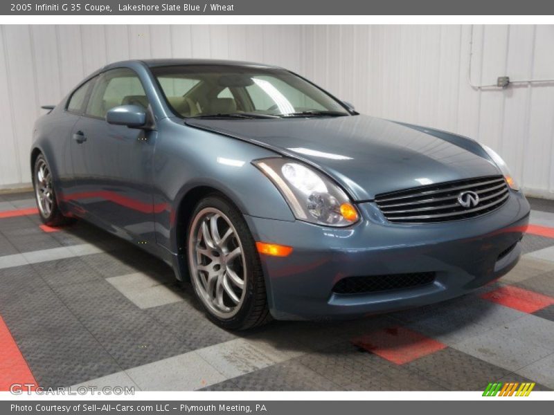 Lakeshore Slate Blue / Wheat 2005 Infiniti G 35 Coupe