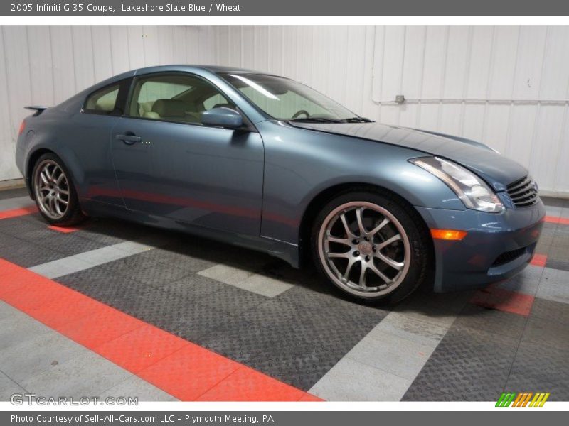 Lakeshore Slate Blue / Wheat 2005 Infiniti G 35 Coupe