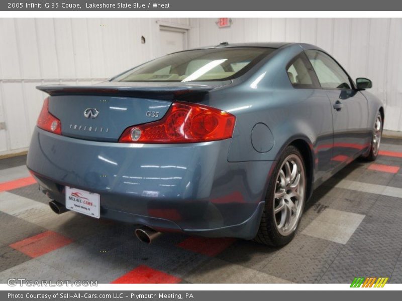 Lakeshore Slate Blue / Wheat 2005 Infiniti G 35 Coupe
