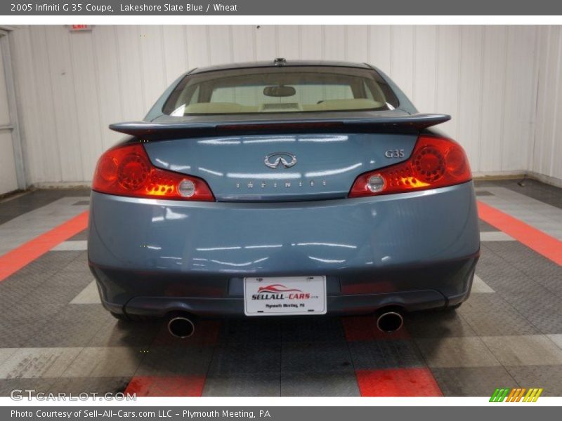 Lakeshore Slate Blue / Wheat 2005 Infiniti G 35 Coupe
