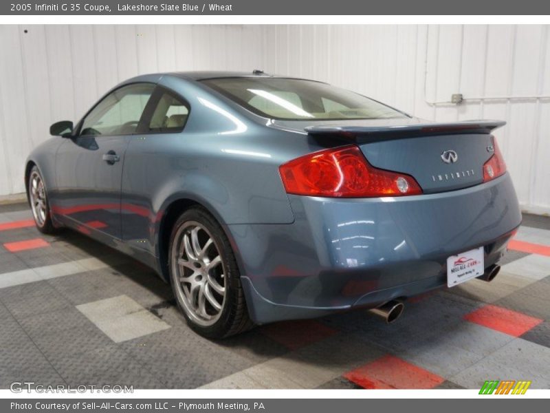 Lakeshore Slate Blue / Wheat 2005 Infiniti G 35 Coupe