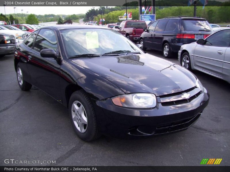 Black / Graphite 2004 Chevrolet Cavalier Coupe