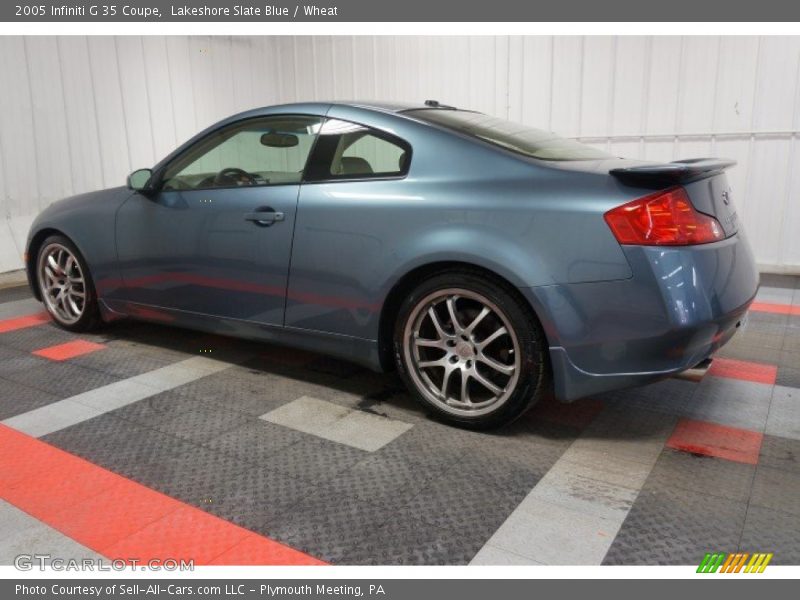 Lakeshore Slate Blue / Wheat 2005 Infiniti G 35 Coupe