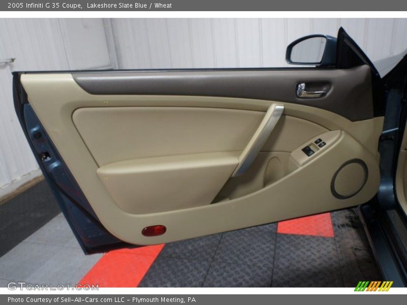 Lakeshore Slate Blue / Wheat 2005 Infiniti G 35 Coupe