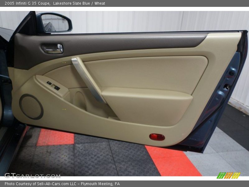 Lakeshore Slate Blue / Wheat 2005 Infiniti G 35 Coupe