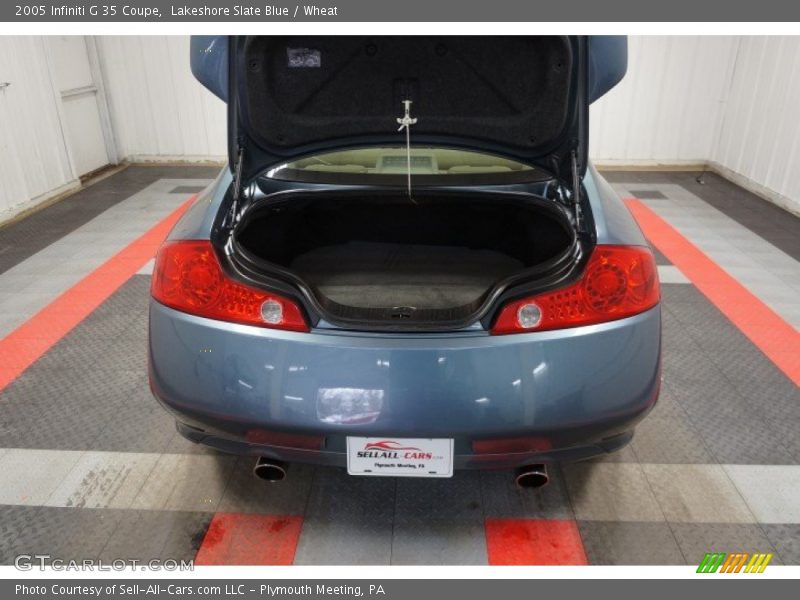 Lakeshore Slate Blue / Wheat 2005 Infiniti G 35 Coupe