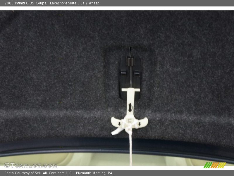 Lakeshore Slate Blue / Wheat 2005 Infiniti G 35 Coupe