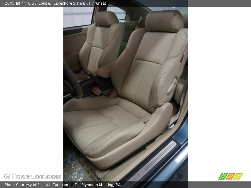 Lakeshore Slate Blue / Wheat 2005 Infiniti G 35 Coupe