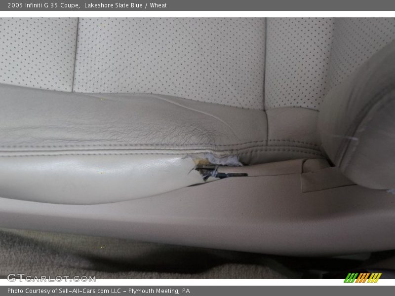 Lakeshore Slate Blue / Wheat 2005 Infiniti G 35 Coupe