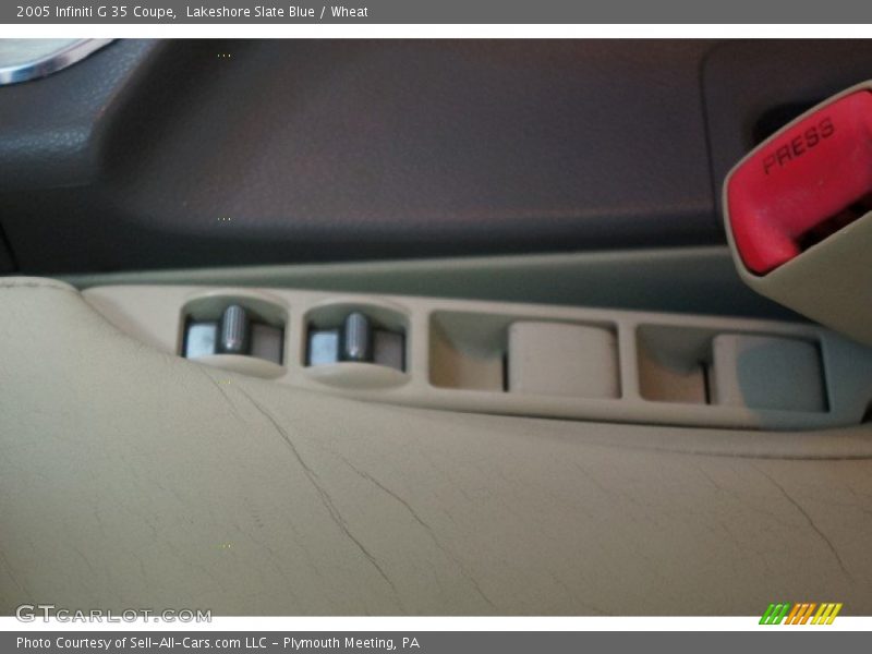 Lakeshore Slate Blue / Wheat 2005 Infiniti G 35 Coupe