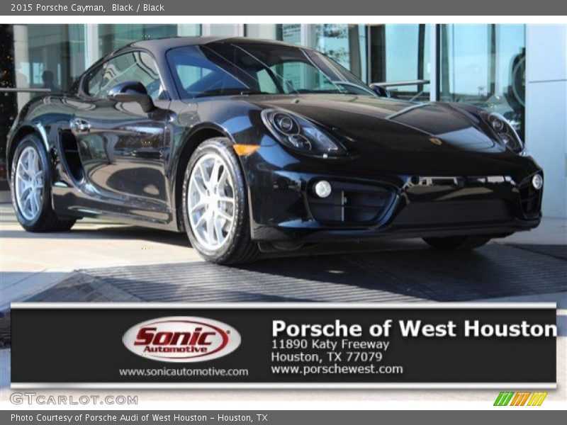 Black / Black 2015 Porsche Cayman