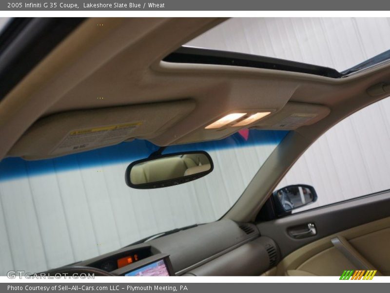 Lakeshore Slate Blue / Wheat 2005 Infiniti G 35 Coupe