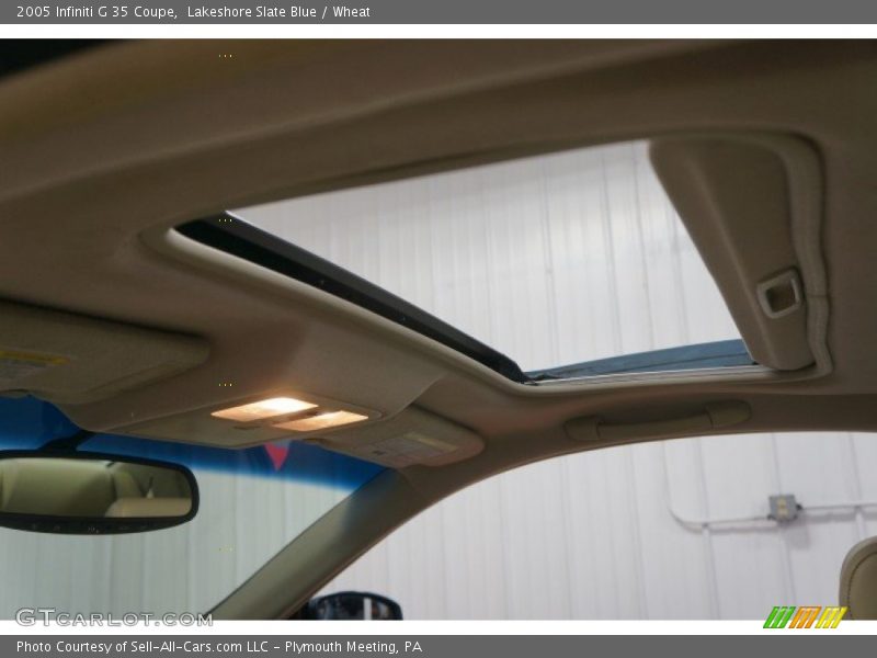 Lakeshore Slate Blue / Wheat 2005 Infiniti G 35 Coupe