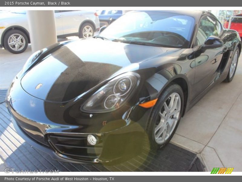 Black / Black 2015 Porsche Cayman