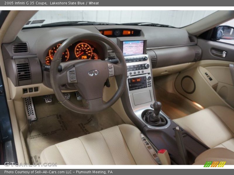 Lakeshore Slate Blue / Wheat 2005 Infiniti G 35 Coupe