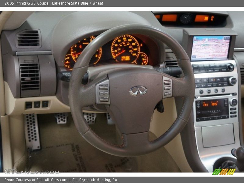Lakeshore Slate Blue / Wheat 2005 Infiniti G 35 Coupe