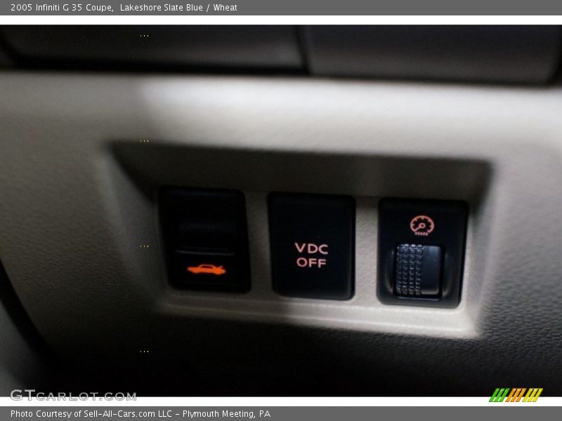 Lakeshore Slate Blue / Wheat 2005 Infiniti G 35 Coupe