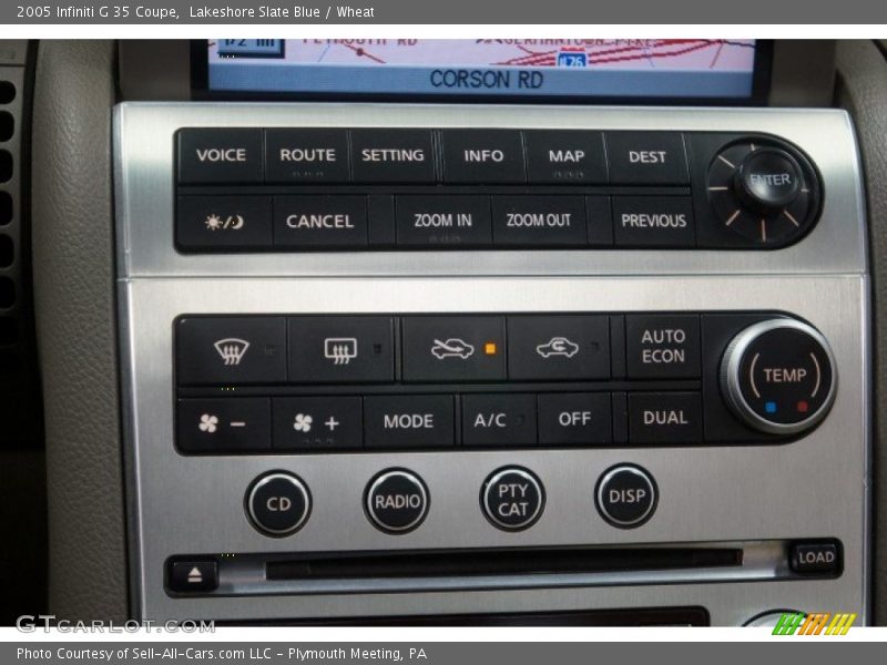 Lakeshore Slate Blue / Wheat 2005 Infiniti G 35 Coupe