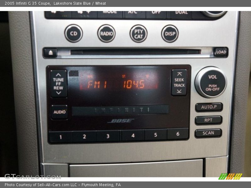 Lakeshore Slate Blue / Wheat 2005 Infiniti G 35 Coupe