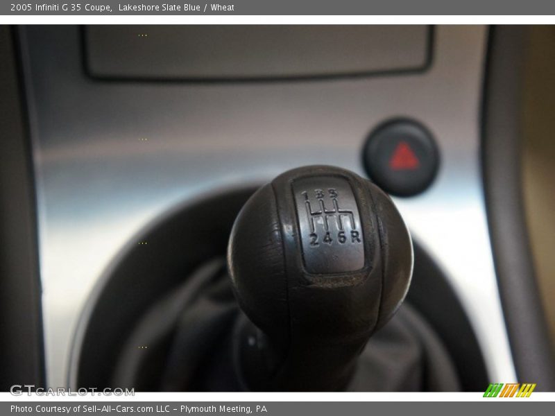 Lakeshore Slate Blue / Wheat 2005 Infiniti G 35 Coupe