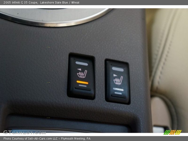 Lakeshore Slate Blue / Wheat 2005 Infiniti G 35 Coupe