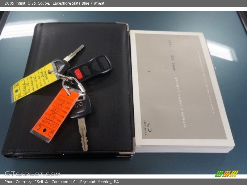 Lakeshore Slate Blue / Wheat 2005 Infiniti G 35 Coupe