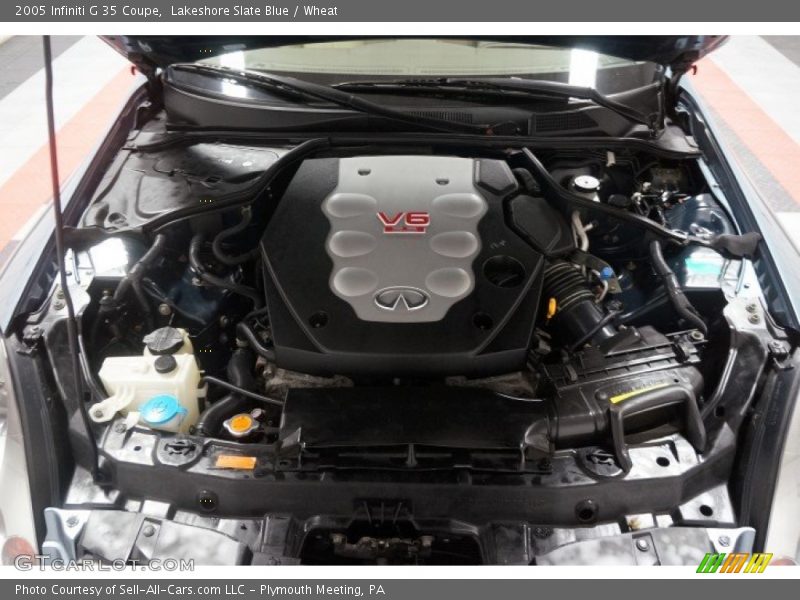 Lakeshore Slate Blue / Wheat 2005 Infiniti G 35 Coupe