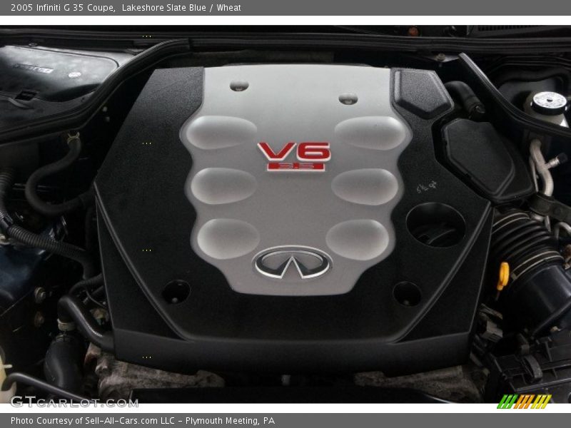 Lakeshore Slate Blue / Wheat 2005 Infiniti G 35 Coupe