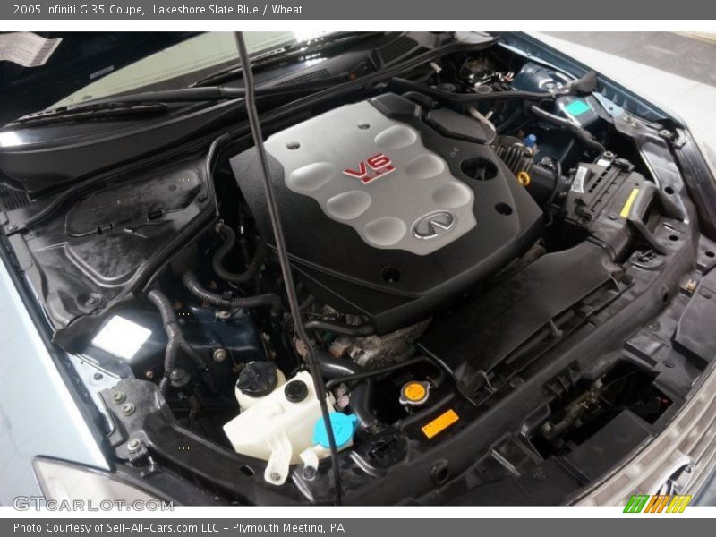 Lakeshore Slate Blue / Wheat 2005 Infiniti G 35 Coupe