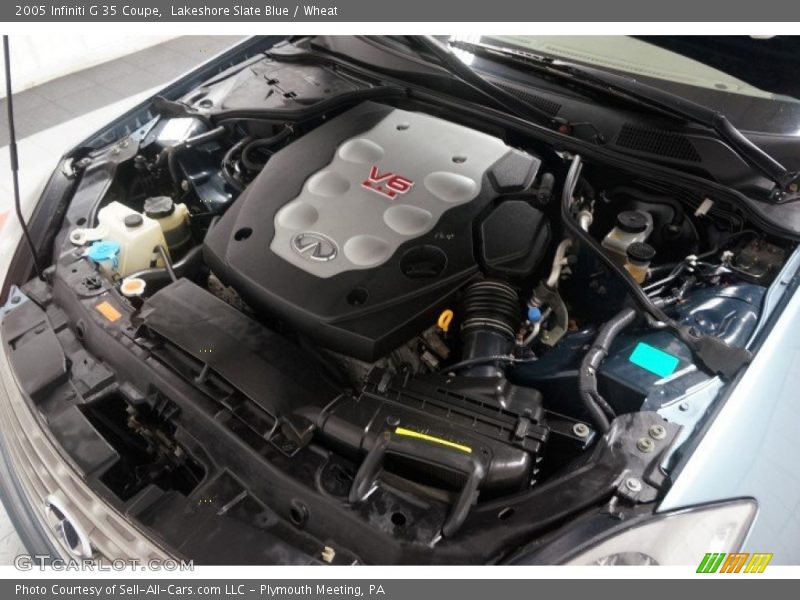 Lakeshore Slate Blue / Wheat 2005 Infiniti G 35 Coupe