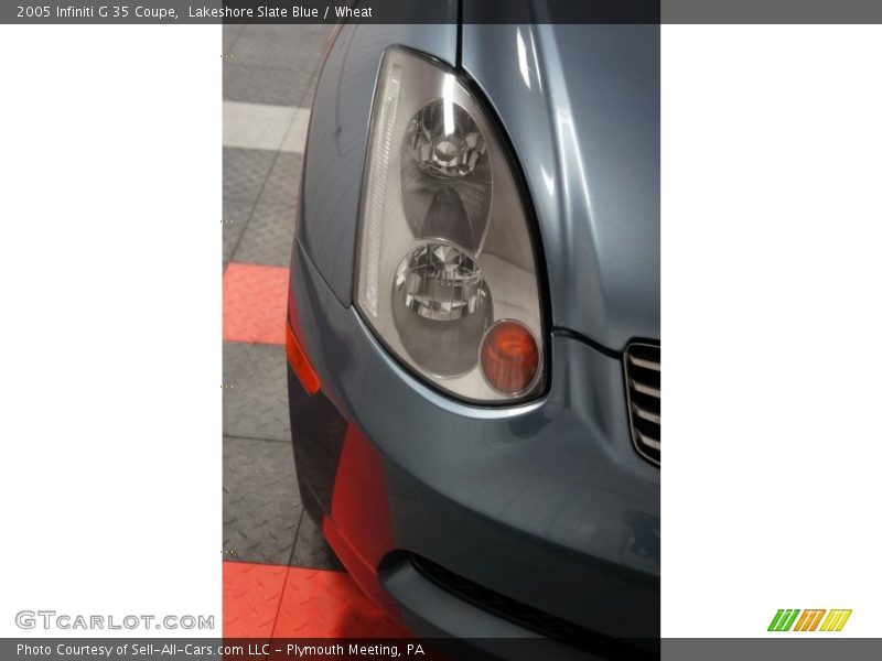 Lakeshore Slate Blue / Wheat 2005 Infiniti G 35 Coupe