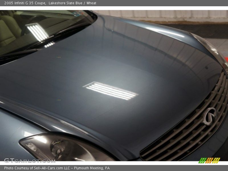 Lakeshore Slate Blue / Wheat 2005 Infiniti G 35 Coupe