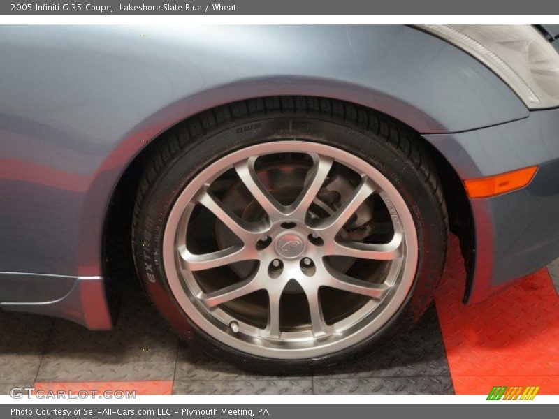 Lakeshore Slate Blue / Wheat 2005 Infiniti G 35 Coupe