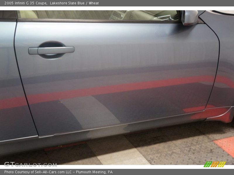 Lakeshore Slate Blue / Wheat 2005 Infiniti G 35 Coupe