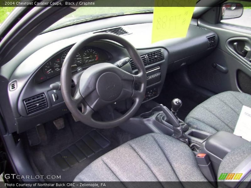 Black / Graphite 2004 Chevrolet Cavalier Coupe
