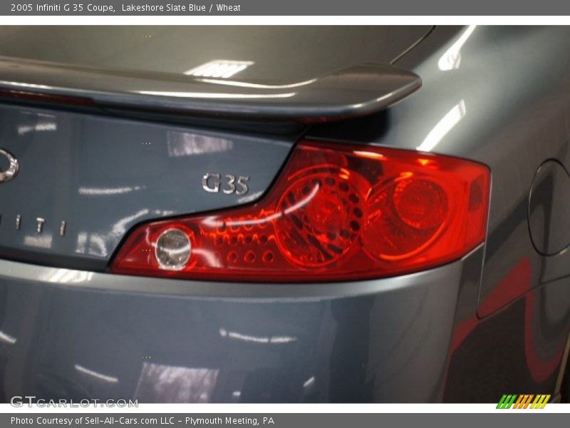 Lakeshore Slate Blue / Wheat 2005 Infiniti G 35 Coupe