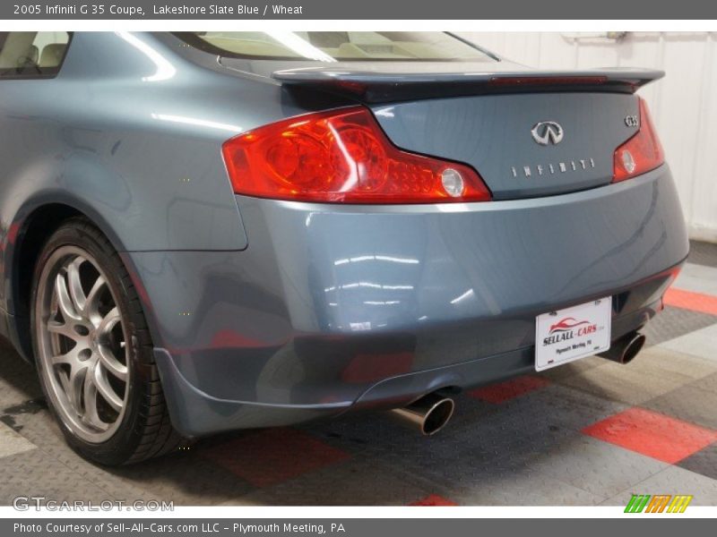 Lakeshore Slate Blue / Wheat 2005 Infiniti G 35 Coupe