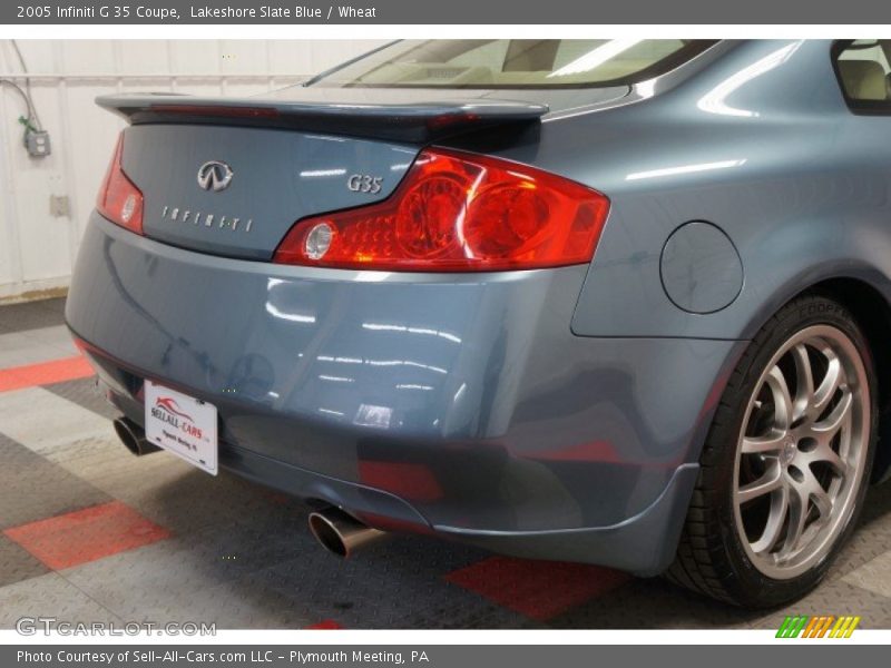 Lakeshore Slate Blue / Wheat 2005 Infiniti G 35 Coupe