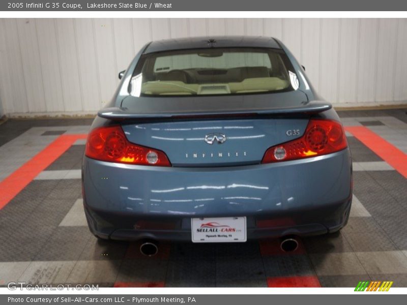 Lakeshore Slate Blue / Wheat 2005 Infiniti G 35 Coupe